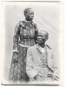 Khama et sa femme, c.1910
