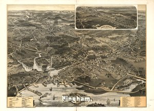 Ville de Hingham, Comté de Plymouth, Mass. 1885