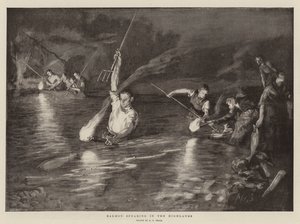 Pêche au saumon dans les Highlands - A. G. Small