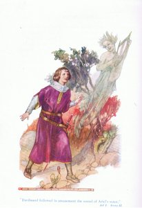 Ferdinand suivit avec étonnement le son de la voix d