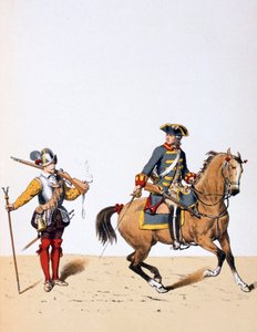 Troupes royales françaises, vers 1750