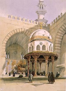 La Mosquée du Sultan Hassan, Le Caire, publiée en 1846 - A. Margaretta Burr