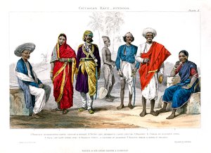 Race caucasienne, Hindous, 1800-1900 - A. Portier