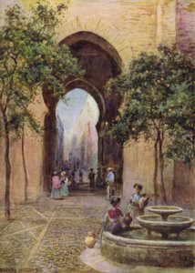 Une porte à Séville, Espagne