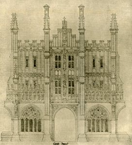 Dessin architectural : Façade est