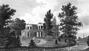 Villa de Lord Nelson à Merton, 19ème siècle - A Warren