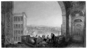 Rome, depuis le Vatican, fin du 19e siècle - A. Willmore