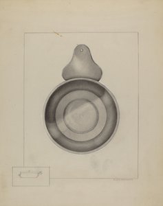 Bol en étain - A. Zaidenberg