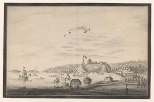 Vue de Jepara - A. de Nelly (possibly)