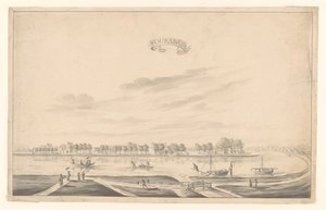 Vue de Surabaya Sourabaya - A. de Nelly (possibly)