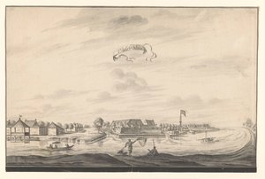 Vue de Tegal - A. de Nelly (possibly)