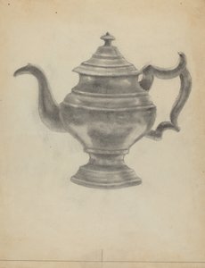 Théière en étain - Aaron Dermansky