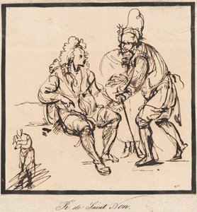 Un jardinier et un gentilhomme - Abbé de Saint Non Jean Claude Richard