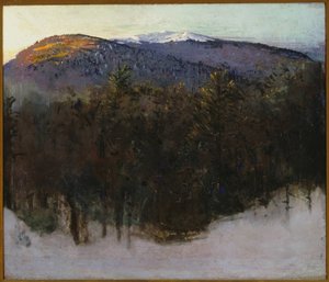 Monadnock, lever de soleil hivernal - Abbott Handerson Thayer