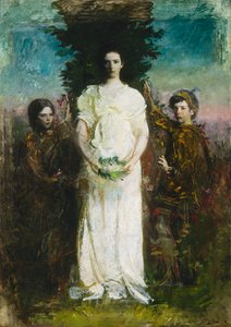 Mes enfants Mary, Gerald, et Gladys Thayer, vers 1897 - Abbott Handerson Thayer
