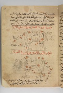 Kitab suwar al-kawakib al-thabita Livre des Images des Étoiles Fixes, Iran, fin du 15ème siècle - Abd al Rahman al Sufi