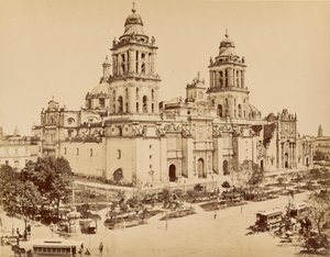 Vistas Mexicanas. Mexique. La cathédrale. - Abel Briquet