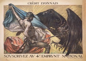 Crédit Lyonnais. Souscrivez au 4e Emprunt National, 1918