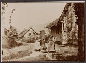 Aix-les-Bains - près du grand port, 27 juin 1902 - Abel Marie Nicolas Boulineau