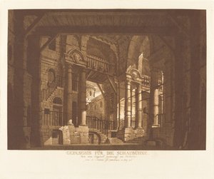 Prison pour la scène - Abel Schlicht possibly after Giuseppe Galli Bibiena