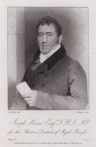 Joseph Hume, médecin, politicien et député radical écossais