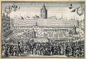 Vieux marché à Cologne, vers 1660