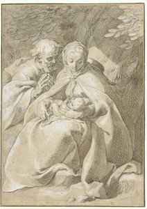 La Sainte Famille - Abraham Bloemaert