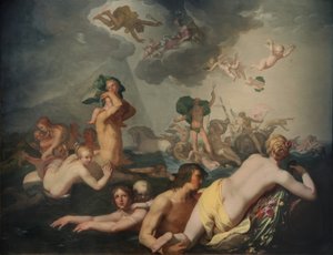 Le triomphe de Neptune - Abraham Bloemaert