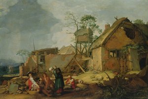 Paysage avec ferme - Abraham Bloemaert