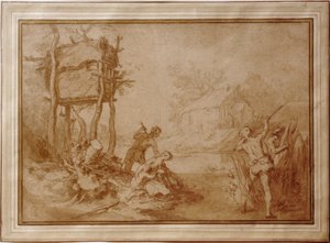 Latone et les paysans lyciens - Abraham Bloemaert