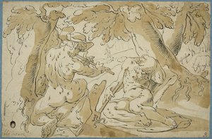 Mercure et Argus - Abraham Bloemaert