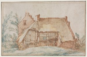 Cottage de paysan (recto) - Abraham Bloemaert
