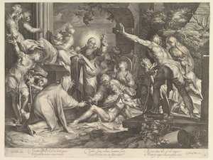 La résurrection de Lazare, ca. 1600