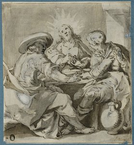 Le repas à Emmaüs - Abraham Bloemaert