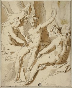 Les Trois Parques - Abraham Bloemaert