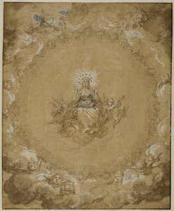 La Vierge en gloire - Abraham Bloemaert