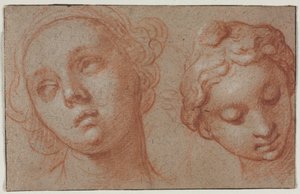 Deux Têtes Féminines - Abraham Bloemaert