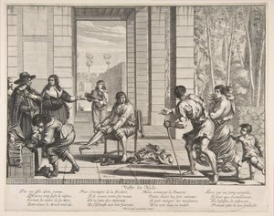 Mendiants vêtus, 1635 - Abraham Bosse