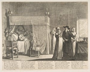 La Mort du mauvais riche - Abraham Bosse