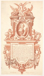 Épitaphe et portrait de Jacques Callot, 1635-36 - Abraham Bosse