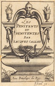 Frontispice pour "Les Pénitents" de Callot - Abraham Bosse