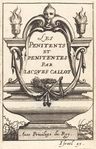 Frontispice pour "Les Pénitents" de Callot - Abraham Bosse