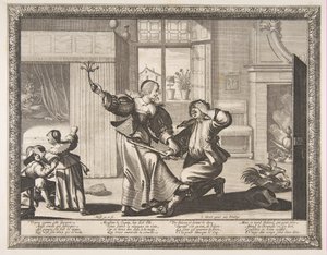 La Batteuse de Mari, vers 1633 - Abraham Bosse