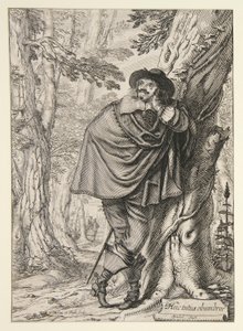 James Howell, frontispice de son Dendrologie ou la Forêt de Dordogne - Abraham Bosse