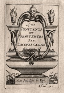 Les Pénitents : Frontispice - Abraham Bosse
