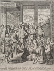 Louis XIII recevant une députation de magistrats - Abraham Bosse