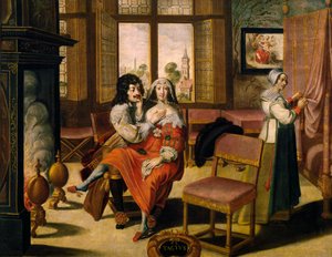 Le sens du toucher, vers 1635, par Abraham Bosse (1604-1676), d
