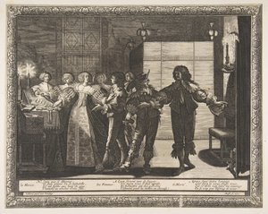 La Mariée reconduite chez elle - Abraham Bosse