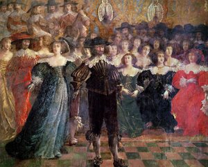 Le Bal de la Cour (détail) - Abraham Bosse