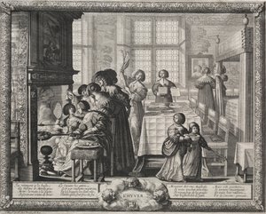 Les Quatre Saisons : Hiver, 1635 - Abraham Bosse